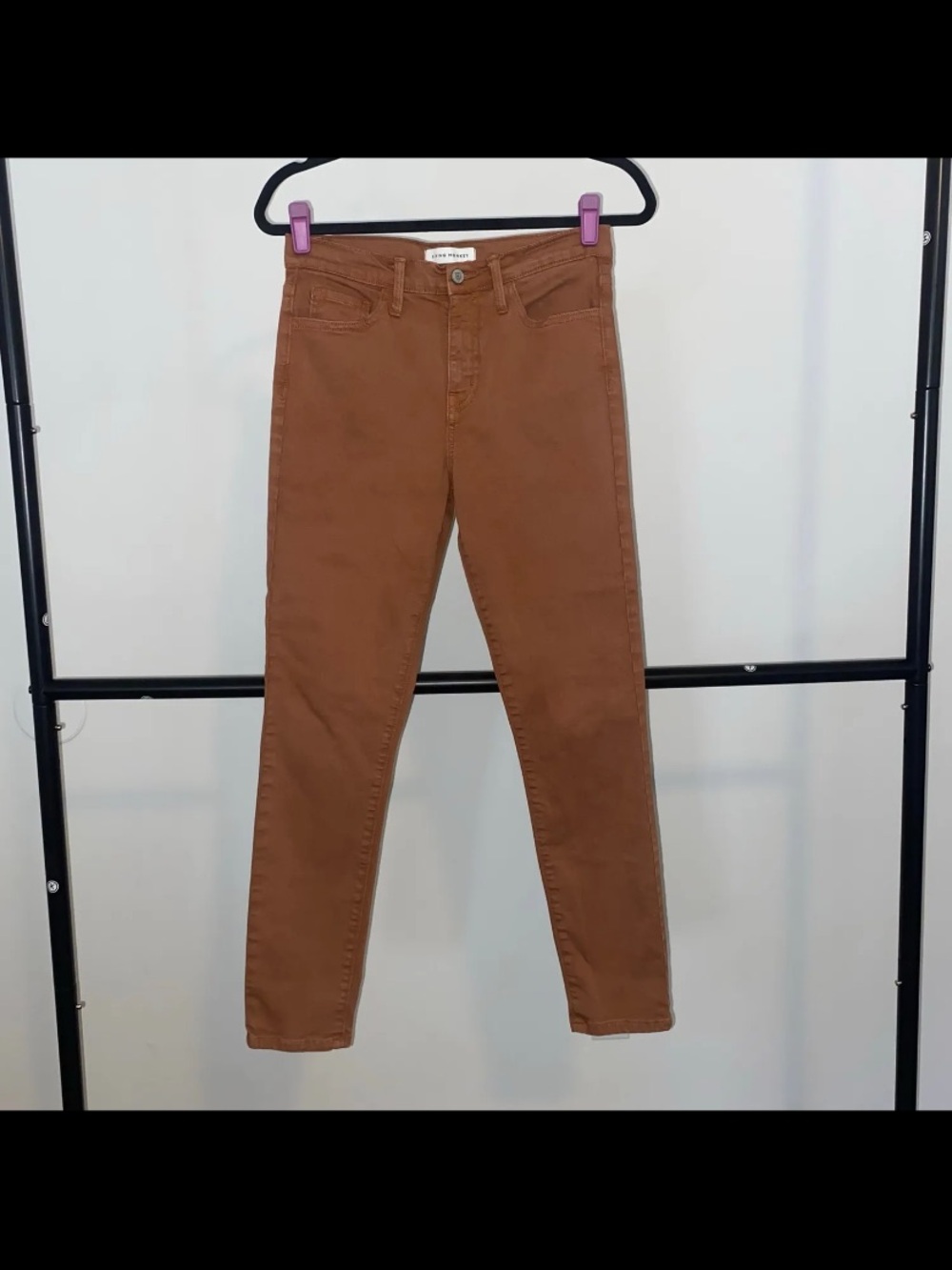 Flying Monkey Skinny Jeans in Rust